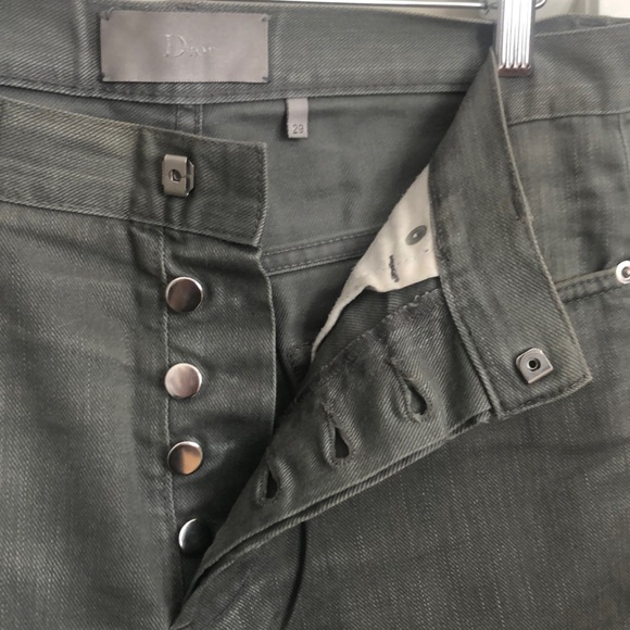 Dior Jeans Size 29 Button Closure - Picture 5 of 7